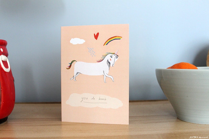 You da bomb card