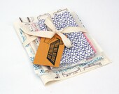 Hand Printed Fabric Scraps Random Colours