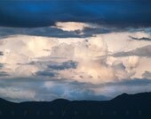Sky Art, Stormy, Fine Art Photography, Midnight Blue, Sky Art, Monsoon, Arizona Thunderstorm, 11x17