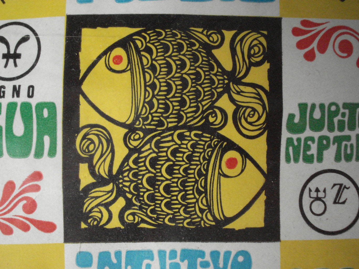 FOUND IN SPAIN -- pisces pennant