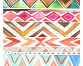 Azalea Stripe - 11x14 print - veritcal
