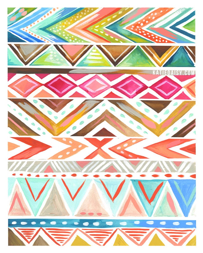 Azalea Stripe - Large Format print - veritcal
