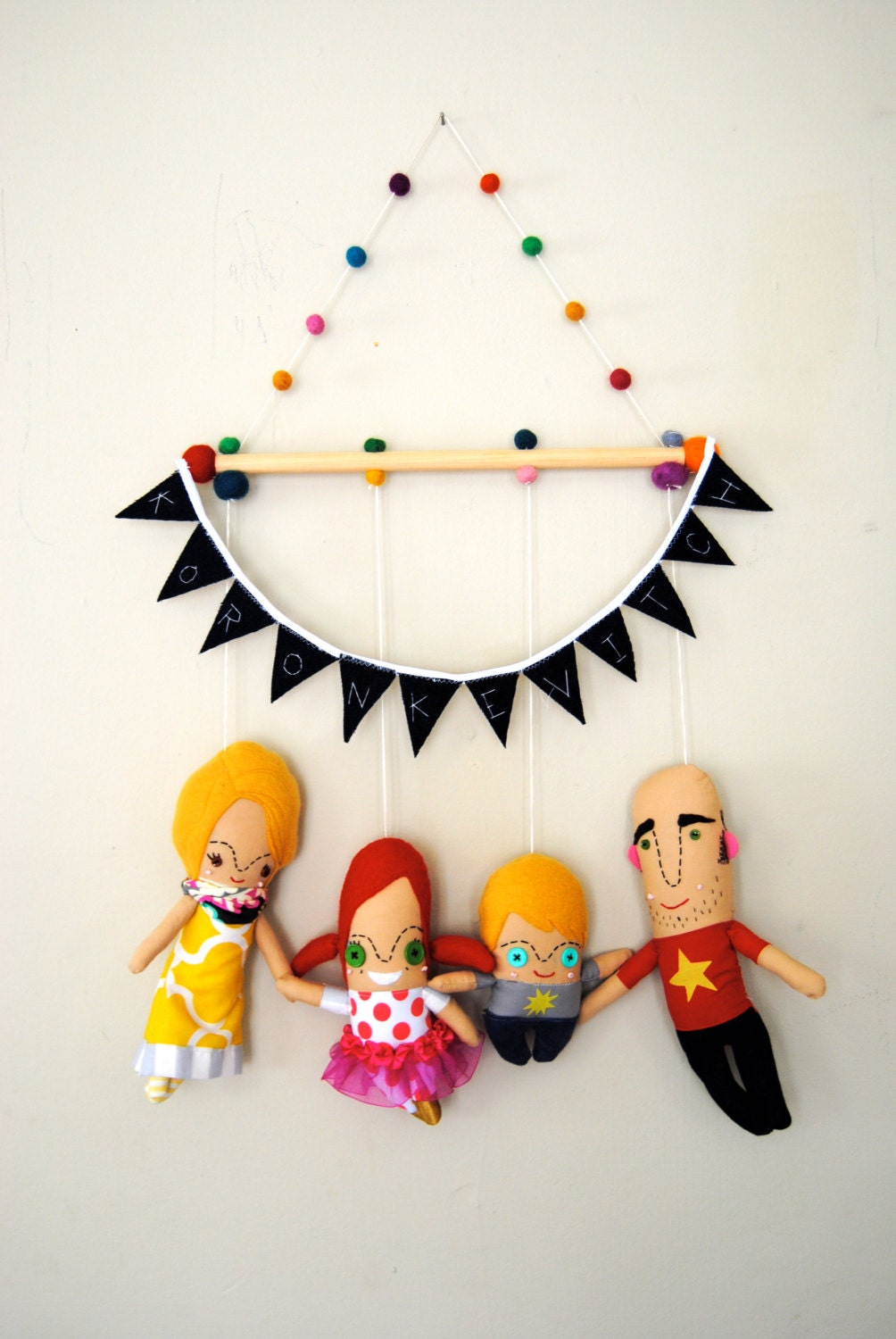 Personalized Family Wall Hanging Made to Order