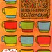 Properly Caffeinated (8x10 doodle print)