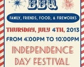 4th of July Invitation