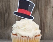 Magic Show Party - Set of 12 Magic Hat Cupcake Toppers by The Birthday House Il_170x135