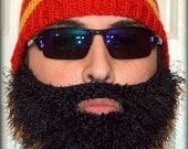 Gift for Him Bearded Beanie, Custom Made to Order