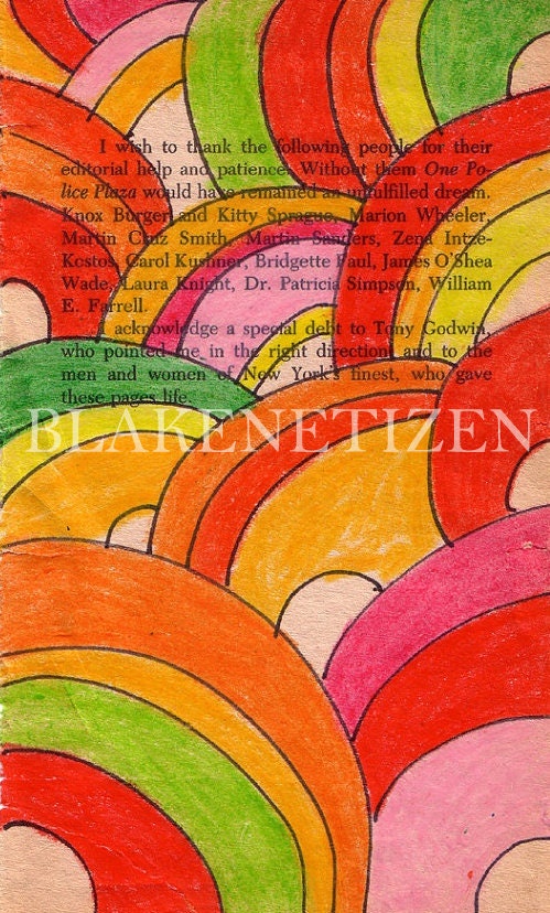 Crayon Doodles Painting Print on Card Stock 8.5 x 11