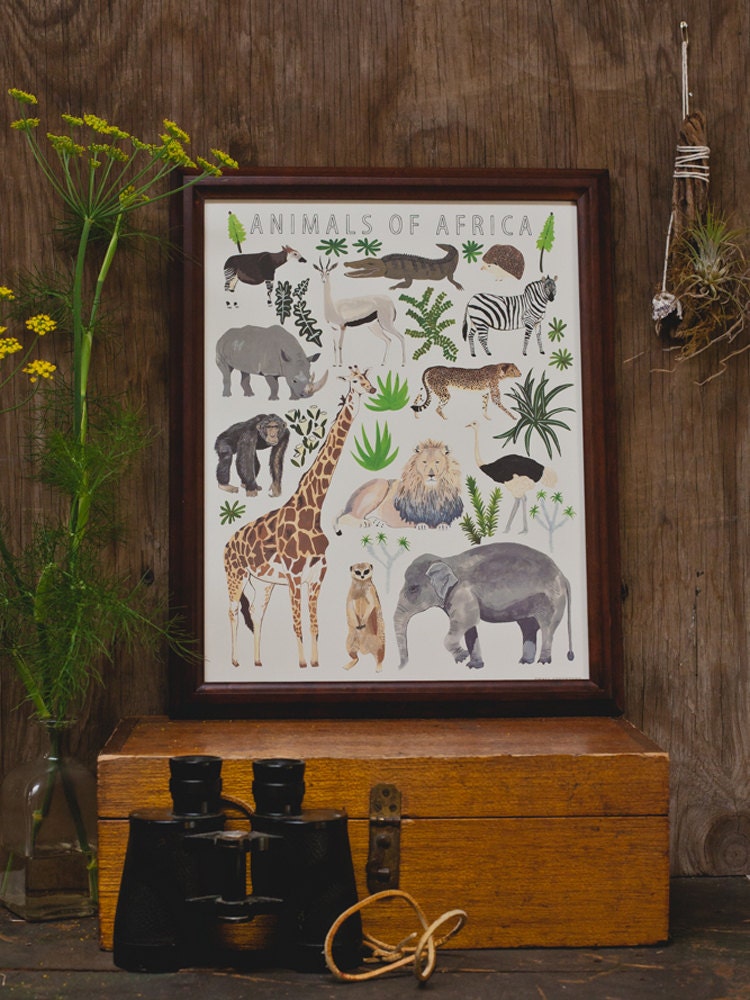 African Animals Print