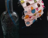 Messy Ruffle Headband - Polka Dot