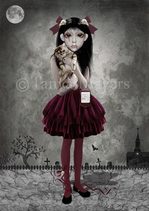 Vampire Art Print - Child Of The Night