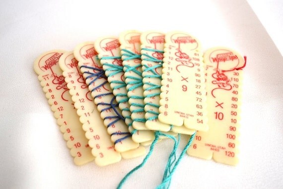 Items similar to Vintage Multiplication Wrap Ups, Math Manipulatives ...