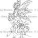 Digital Download Brat Fairy Art by Amy Brown Coloring Print