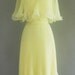 You are my sunshine, my only sunshine - Happy Yellow Cocktail  Dress - Circa 1970s - by Miss Elliette