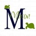 Boy Monogram Wall Decal with Initial and Name and Set of 2 Turtles - Boy or Girl Baby Nursery or Playroom Wall Decal 26H x 32W INA0052