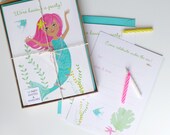 PARTY INVITATIONS - Mermaid