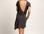 Open back dress, Viscose jersey