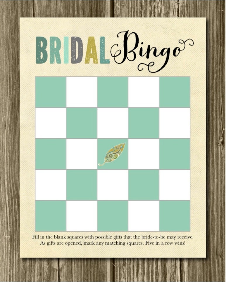 SALE. Bridal Bingo Cards. In Stock - Set of 20 game cards. Bridal shower game. pre-made bridal bingo shower game. bridal shower. bingo card.