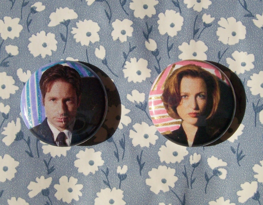 Mulder & Scully are Amazing- 1 Inch Button Set