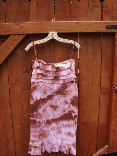 Upcycled Hippie Dress/Flower Garden Folk Dress
