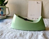 Vintage Seafoam Green Tape Dispenser 1960s Office