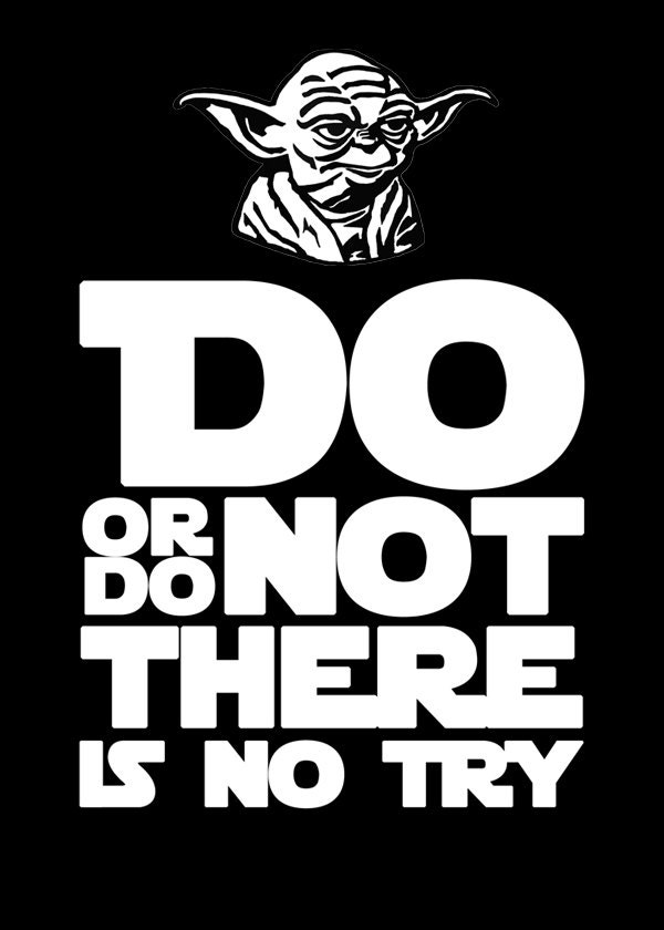 Yoda Quote - 8x10 Print