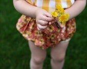 Romper Sunshine Gingham Ruffle Size 2T