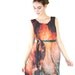 NEW Mars Cotton Voile Spring Galaxy Dress.