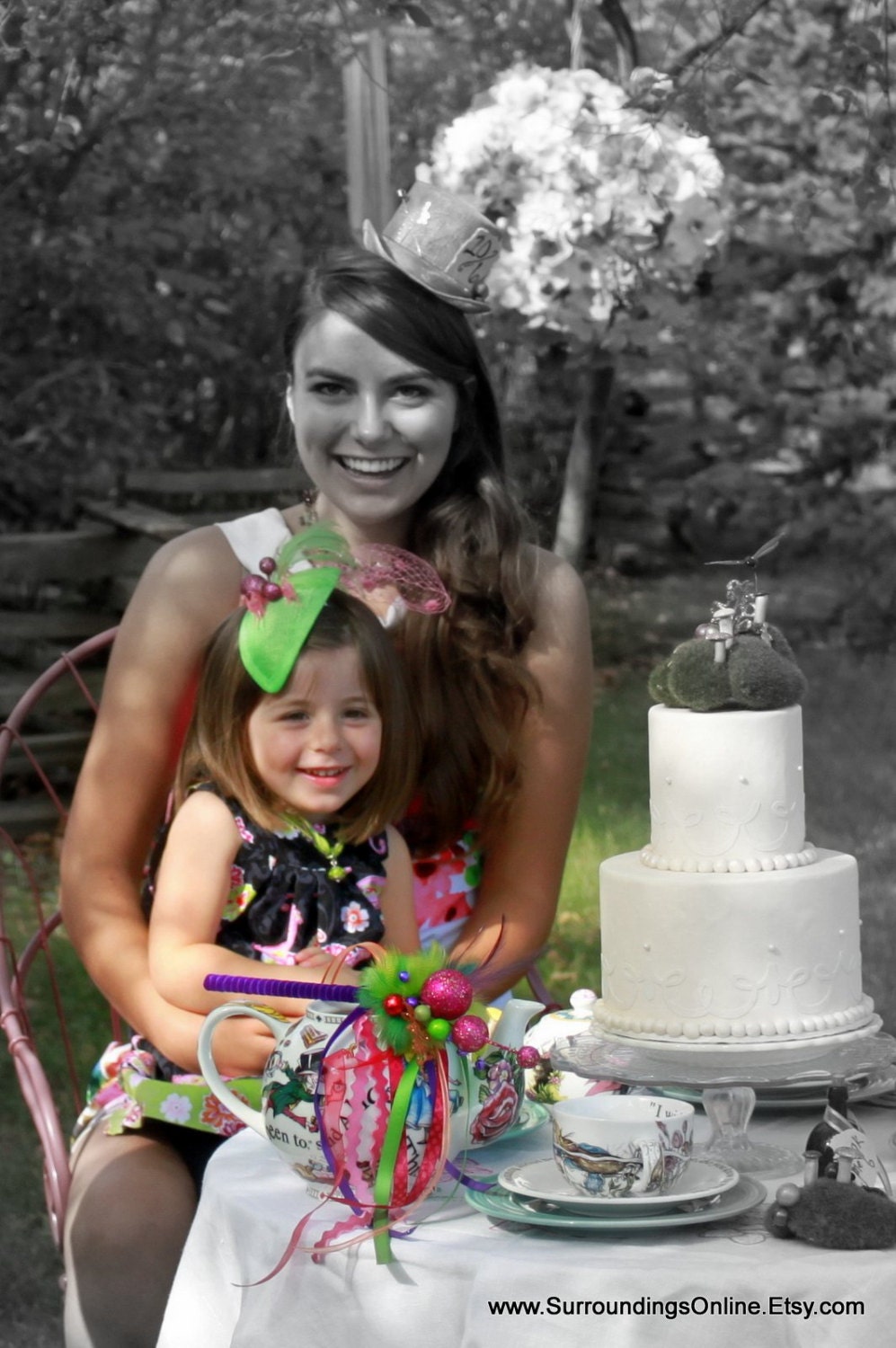 Wonderland Multi Color Wand - Wedding Flower Girl Basket Alternative
