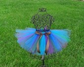 Peacock tutu- Girls Peacock tutu- Baby Peacock tutu- Peacock Costume- Toddler Peacock tutu- Baby Peacock Costume