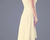 Strapless Lace Resort Dress- Graduation Wedding Beach Resort Daisy Hair clip