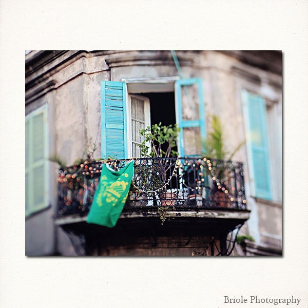 New Orleans, Balcony, Photograph, Art, French Quarter, Photograph, Affordable, Wall Art, 8"x10" Print, Bohemian
