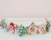 Flowers & Polka Dots Crown