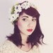 White Blossom Bouquet Floral Hair Crown