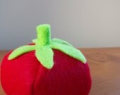 Felt Food Tomato Eco Friendly Pretend Play Food Toy for Childrens Kitchen - Eco Friendly Felt Stuffed with Sustainable Bamboo Fiber