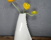 White Porcelain Bud Vase
