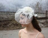 Wedding Veil Ivory Fascinator Headpiece