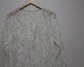 Vintage White Lace Cardigan