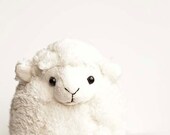 25% OFF, Children decor, minimalist, photograph, toy baby lamb, white, beige, neutral nursery, fine art photography - Raceytay
