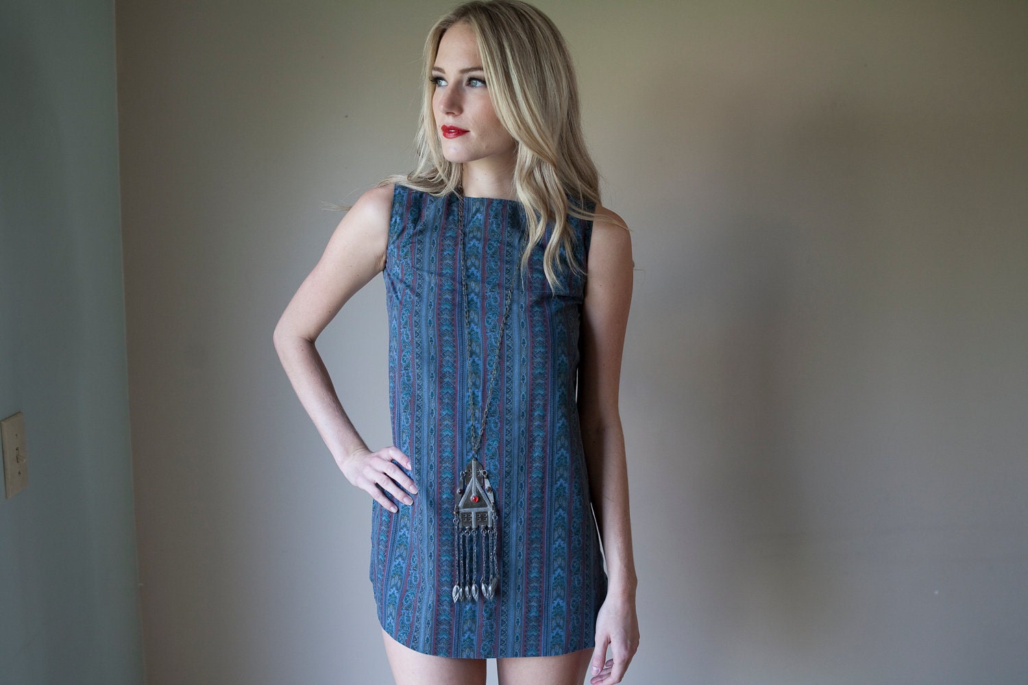 Necklace / Stoned Festival Passport / Metal Fringe and Jeweled Neckpiece / Art Piece / Midriff Necklace / Indian summer