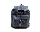 Vintage 90s Black Drawstring Backpack // Large XL