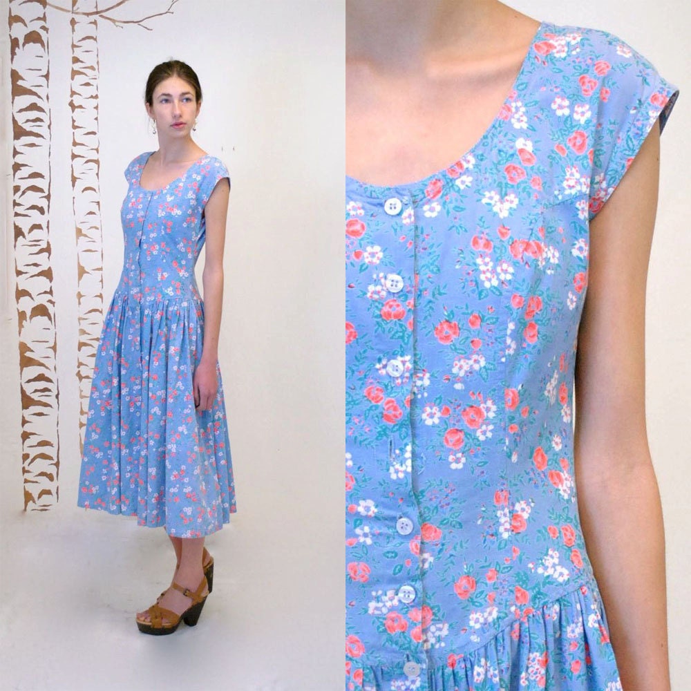 Cotton SunDress // Floral Dress // PARiS in SPRiNG