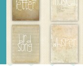 Ephemera Texture Collection: Birdsong