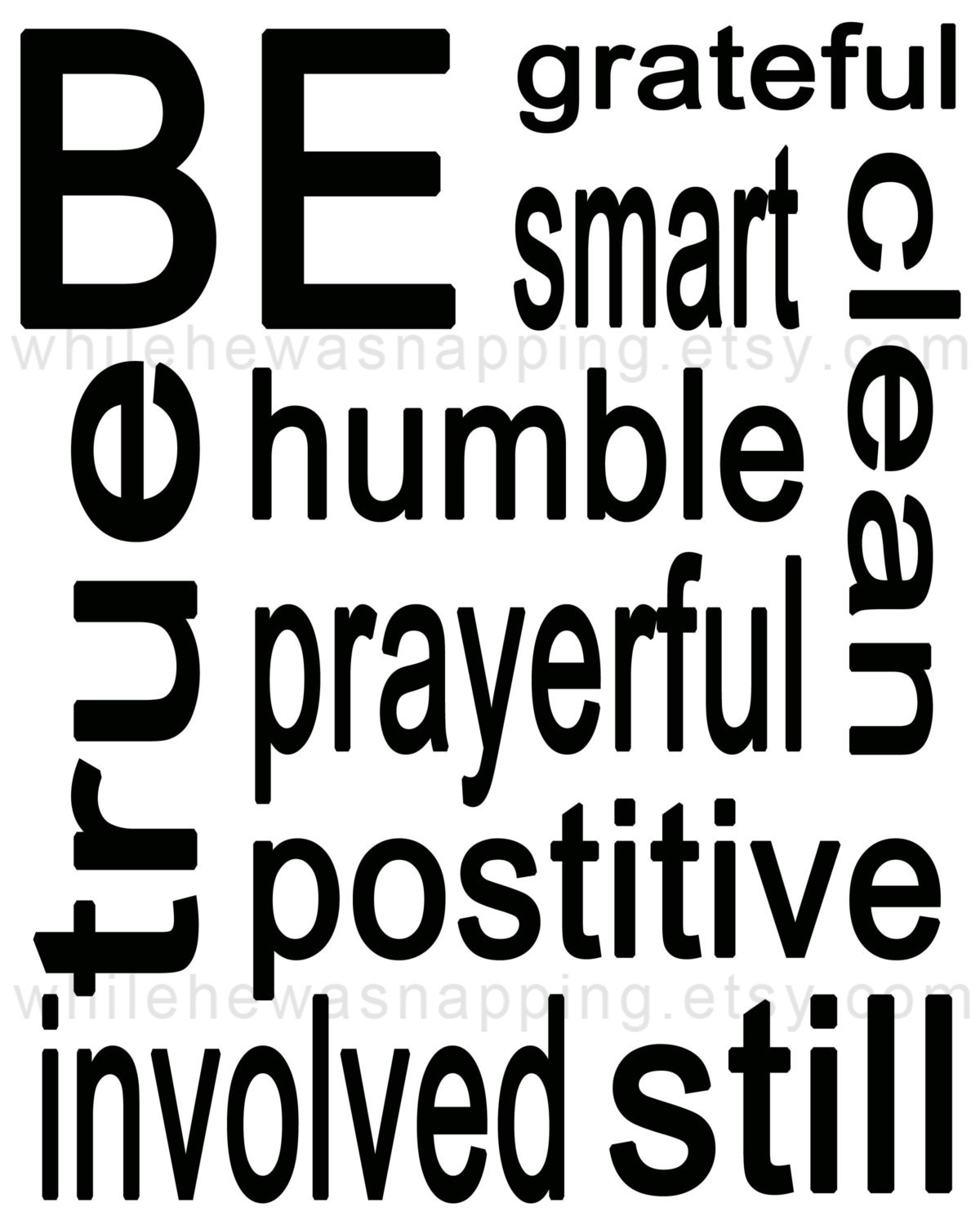 Gordon B Hinckley BE's Printable - 8x10" Instant Download