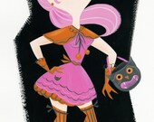 Kitty Cat Ghoul Giclée Print