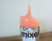 Vintage Gemco Hand Mixer in Coral Pink
