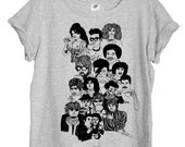 Under the Influence...of tea pattern 2 womens T-shirt hand printed