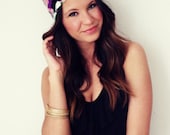 Pastel Floral - Twisted Turban Style Headband