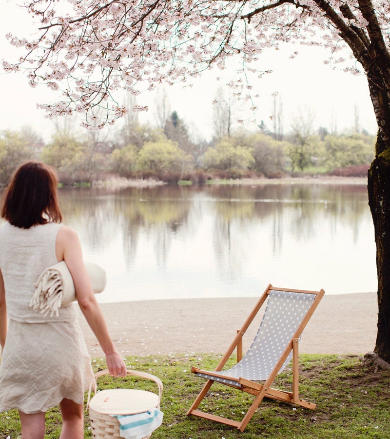 Utikuma Deck Chair, sling chair, handmade outdoor furniture