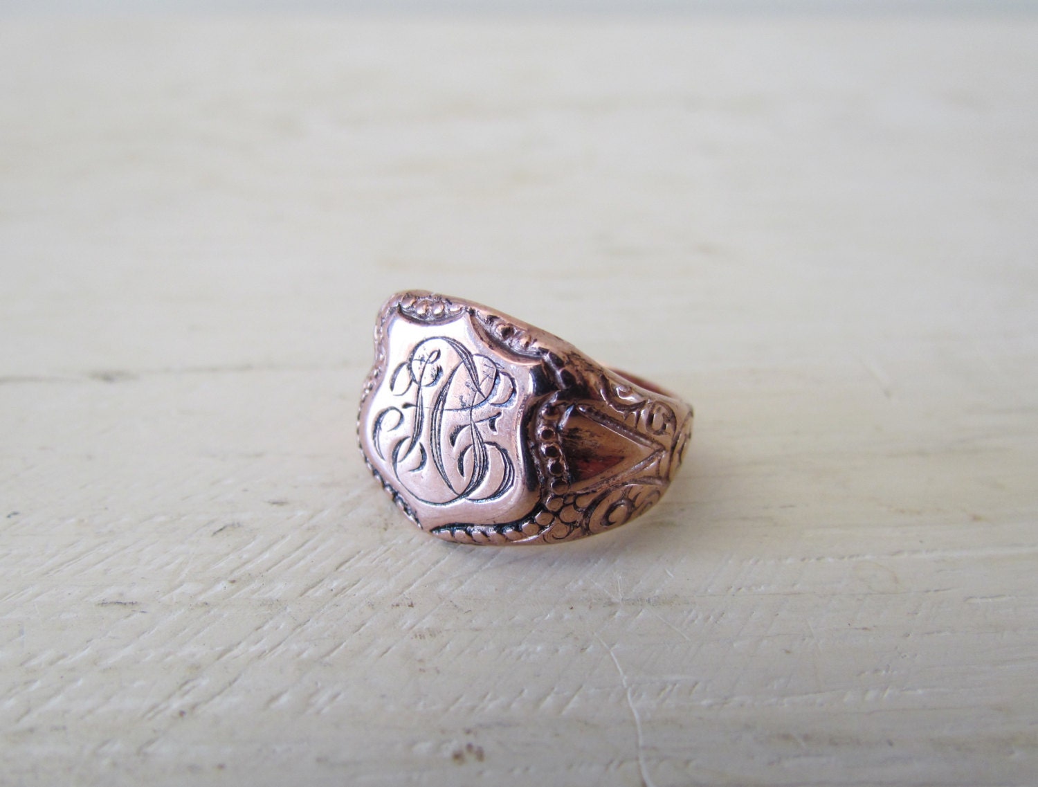 Antique Victorian Signet Ring c.1890s